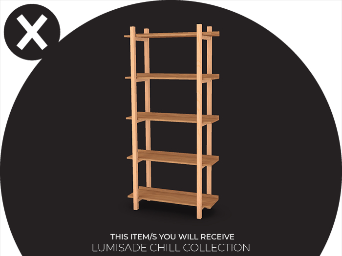 Second Life Marketplace BLACK NEST / Lumisade Shelf